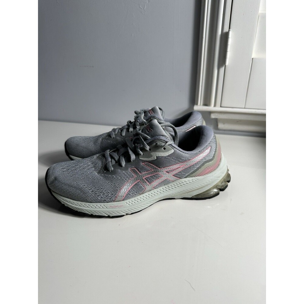 ASICS Women's GT-1000 11 Running Shoes, Piedmont Grey/Pure Silver - Picture 3 of 5